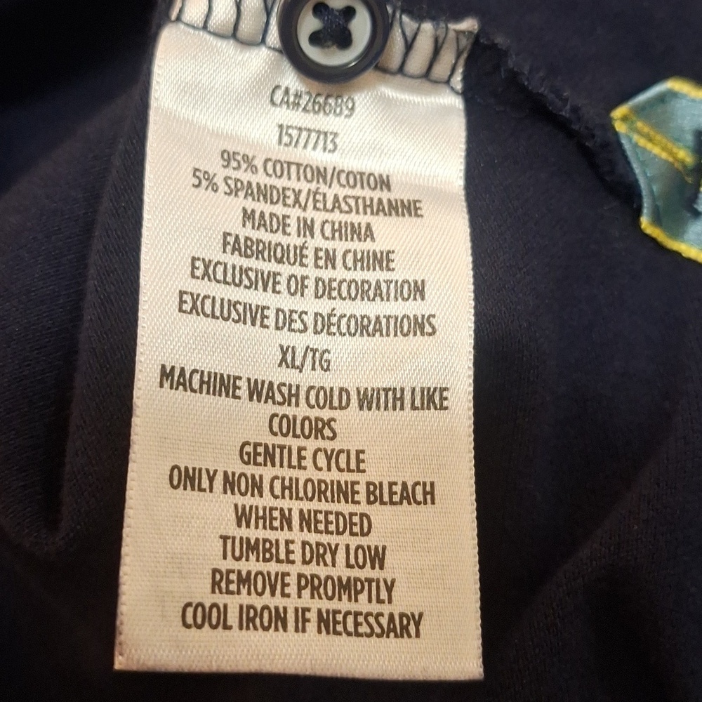 Robert Graham Skull Detail Navy Vlue Men's Polo Size XL - Picture 3 of 6